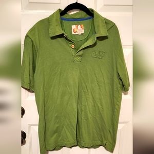 VINTAGE Ocean Pacific Men's Polo Shirt Size L Green